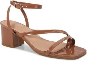Berness Strappy Block Heel Sandal in Camel at Nordstrom Rack, Size 7.5