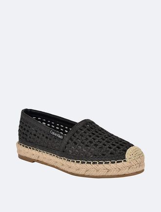 Calvin Klein Womens Womens Presley Espadrille - Black - 5H