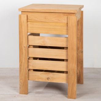 Wanda Collection Mueble para cuarto de ba&ntilde;o de teca 50 cm