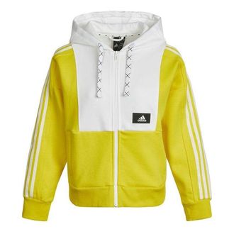 adidas (WMNS) adidas Street Jacket Yellow White GP0690