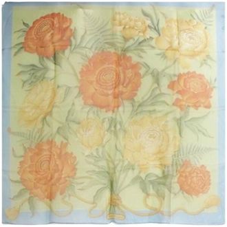 Ferragamo Pre-owned Scarves, female, Multicolor, Size: ONE SIZE Pre-owned Silk scarves