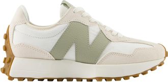 New Balance Womens 327, White/Sage, 4.5 UK