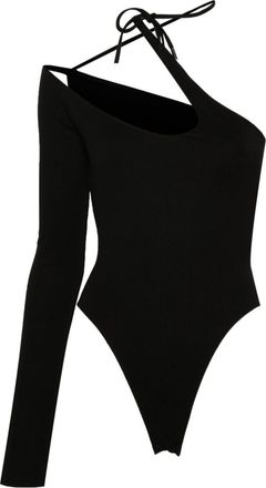 DAVID KOMA cut-out bodysuit - women - Polyamide/Viscose/Elastane - 6 - Black
