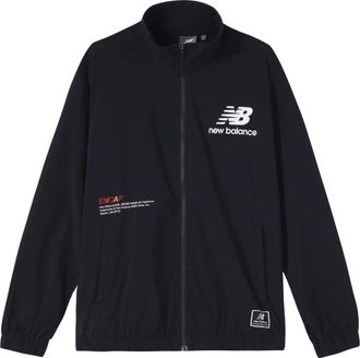 New Balance Casual Cargo Jacket Asia Sizing Black White NAA24031-BK
