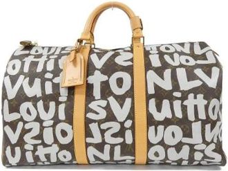 Louis Vuitton Vintage, unisex, Bruin, ONE Size, Pre-owned Weekendtas