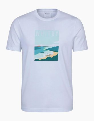 Mountain Warehouse Mens Mountain Warehouse Mens Whitby Short-Sleeved T-Shirt - White - Size: 38