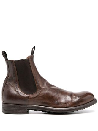 Officine Creative leather Chelsea boots - Brown