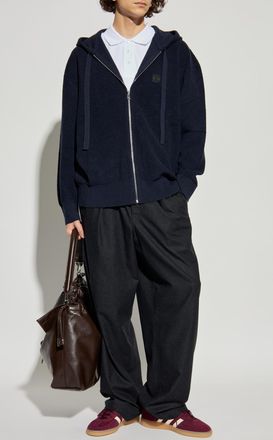 Loewe Wool Sweatshirt, Mens, Navy Blue