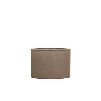 Light & Living Pantalla De L&aacute;mpara - Caden - Marr&oacute;n - Textil - - Light&living