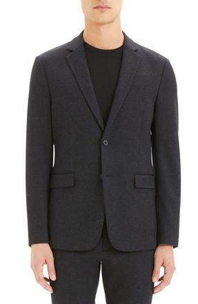 Theory Clinton Marled Ponte Sport Coat in Nocturne Navy at Nordstrom, Size 40