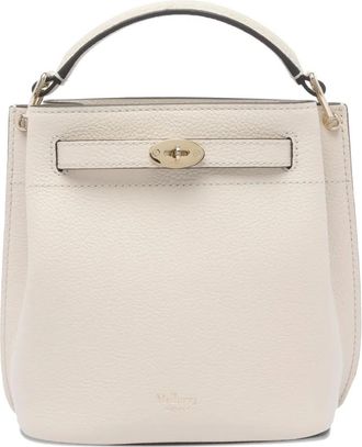 Mulberry structured bucket bag - White