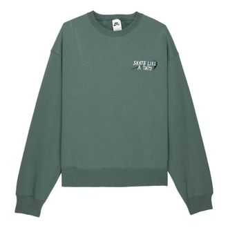 Nike SB Fleece Skate Crew Sweatshirt Skate Like A Girl DQ7306-384