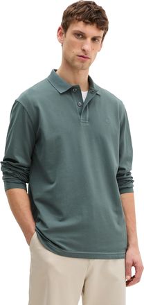 Marc O'Polo Langarm-Poloshirt MARC OPOLO, Herren, Gr. XXL, skipping stone, Piqu&eacute;, Obermaterial: 95% Baumwolle, 5% Elasthan, regular fit normal, Shirts Langarm-Pol