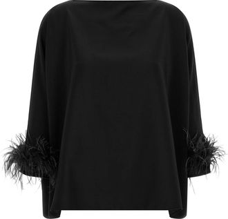 Gianluca Capannolo Laura Blouse - Dames - Blouses - Zwart - M - Overhemden