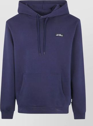 Les Deux hooded sweatshirt patch detail kangaroo pocket