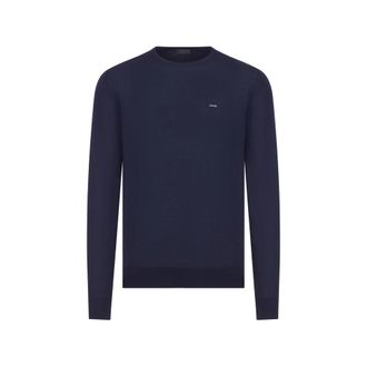 Prada Embroidered Fine-knit Sweater
