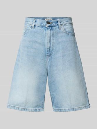 Carhartt Work in Progress Loose Fit Jeansshorts im 5-Pocket-Design Modell Brandon in Hellblau, Gr&ouml;&szlig;e XS
