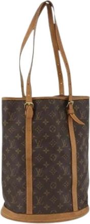 Louis Vuitton Pre-owned Bucket Bag - Dames - Vintage Tas - Bruin - ONE Size - Leer - Vintage