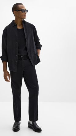 Le 31 Mens Buttoned elastic-waist chinos Amsterdam fit - Relaxed tapered