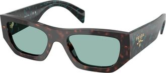 Prada Petrol Green Rectangular Mens Sunglasses PR A01S 18Z40K 53