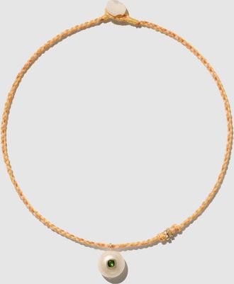 Pascale Monvoisin Collier Eddie Cordon Diopside Vert