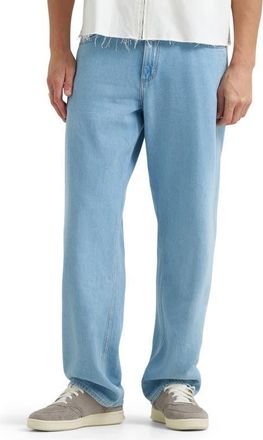 Lee Loose Fit Baggy Straight Leg Jeans in Light Stone at Nordstrom, Size 32 X 34