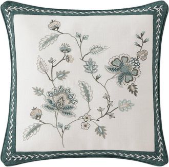 J. Queen New York Blossom View Square Decorative Throw Pillow