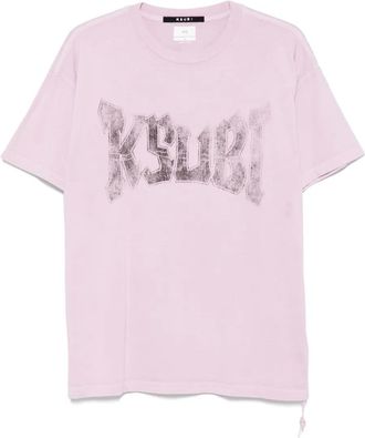 Ksubi T-shirt World Tour Oh G - Rosa