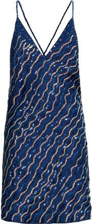 Marni sequined slip mini dress - women - Acetate/Viscose - 38 - Blue