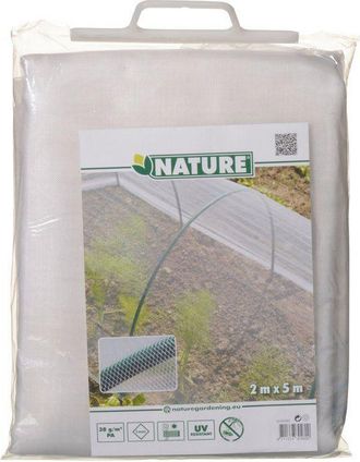 Nature Malla Anti-insectos - Natura - 2 X 5 M - 1,8 X 1,8 Mm - 38g/m&sup2; - Blanco