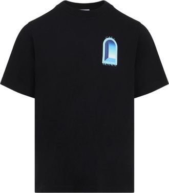 Casablanca Black Crew Neck T-Shirt