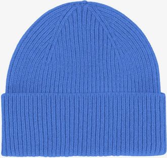 Colorful Standard Mens Colorful Standard Merino Wool Beanie - Pacific Blue - Size: ONE size