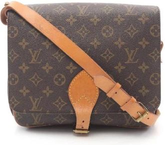 Louis Vuitton Pre-owned Cross Body Bags, female, Brown, Size: ONE SIZE Pre-owned Canvas shoulder-bags