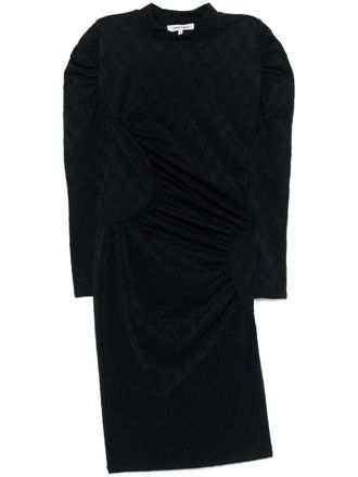 Henrik Vibskov Sun midi dress - women - Recycled Polyester/Elastane/Polyester - S - Black