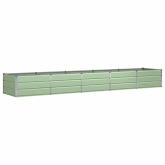 vidaXL Jardinera Verde 400 X 80 X 45 Cm Acero Vidaxl