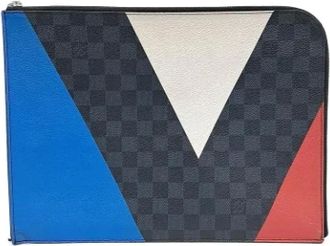 Louis Vuitton Pre-owned Clutches, female, Multicolor, Size: ONE SIZE Pre-owned Canvas clutches