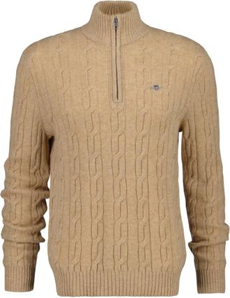 GANT Heren, Truien, Beige, Maat: L