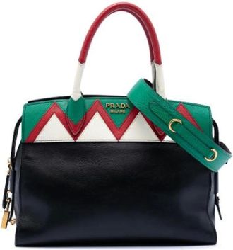 Prada Pre-owned Handbags, female, Multicolor, Size: ONE SIZE Pre-owned Vintage Handbag