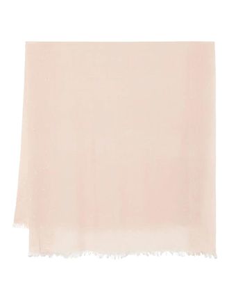 Faliero Sarti Kundy Wool And Silk Fringed Scarf