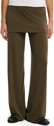 Cotton On Womens Honey Skirt Pant in Khaki at Nordstrom, Size Xx-Small
