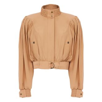 Chlo&eacute; Dames, Jassen, Beige, Maat: XS Katoen