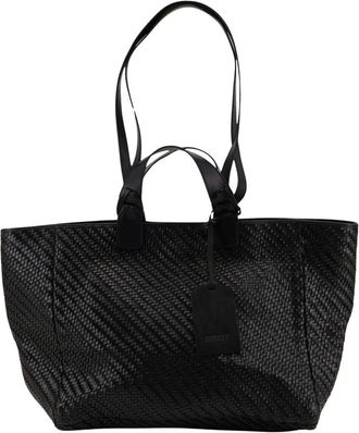 Ibeliv Tassen, Dames, Zwart, ONE Size, Katoen, Elmio Medium Tote