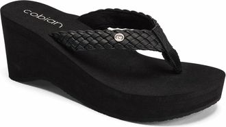Cobian Womens Zoe Wedge Sandal In Black