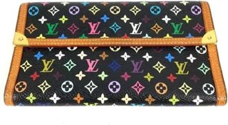 Louis Vuitton Pre-owned Long wallet (tri-fold) - unisex - Vintage Accessoires - Veelkleurig - ONE Size - Vintage