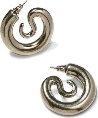 Panconesi Serpent hoop earrings - Argento
