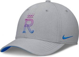 Nike Kansas City Royals City Connect Rise Nike Mens Dri-FIT MLB Hat in Grey | NB170IAJROY-UHT