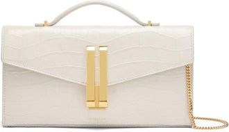DeMellier Vancouver Leather Clutch in Chalk at Nordstrom