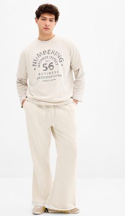 Le 31 Mens Terry-lined flared pant Imported from Seoul