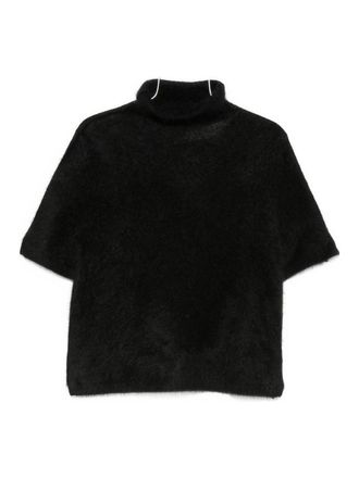 Soft Goat Cashmere Turtle-Neck Sweater