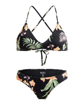 Roxy Badeanzug ROXY Pt Beach Classics, Damen, Gr. L, schwarz, Recycling-Polyester, Badeanz&uuml;ge Badeanzug